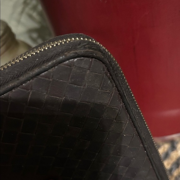 Bottega Veneta Dark Brown Woven Wallet - Picture 3 of 11